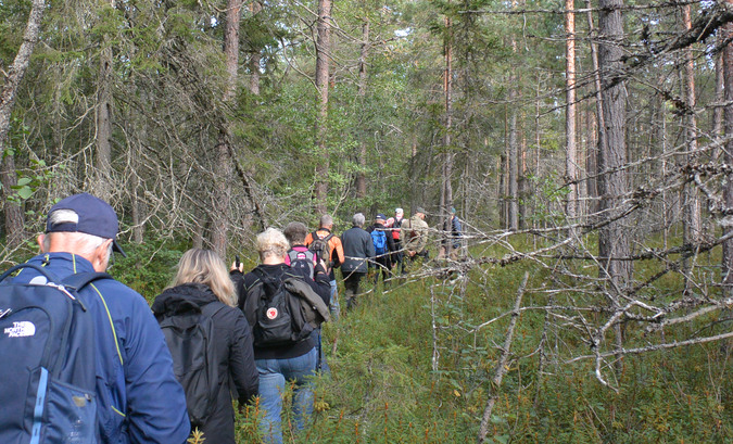 Naturguidning Hjälmstorpenäs naturreservat 2019-09-08.